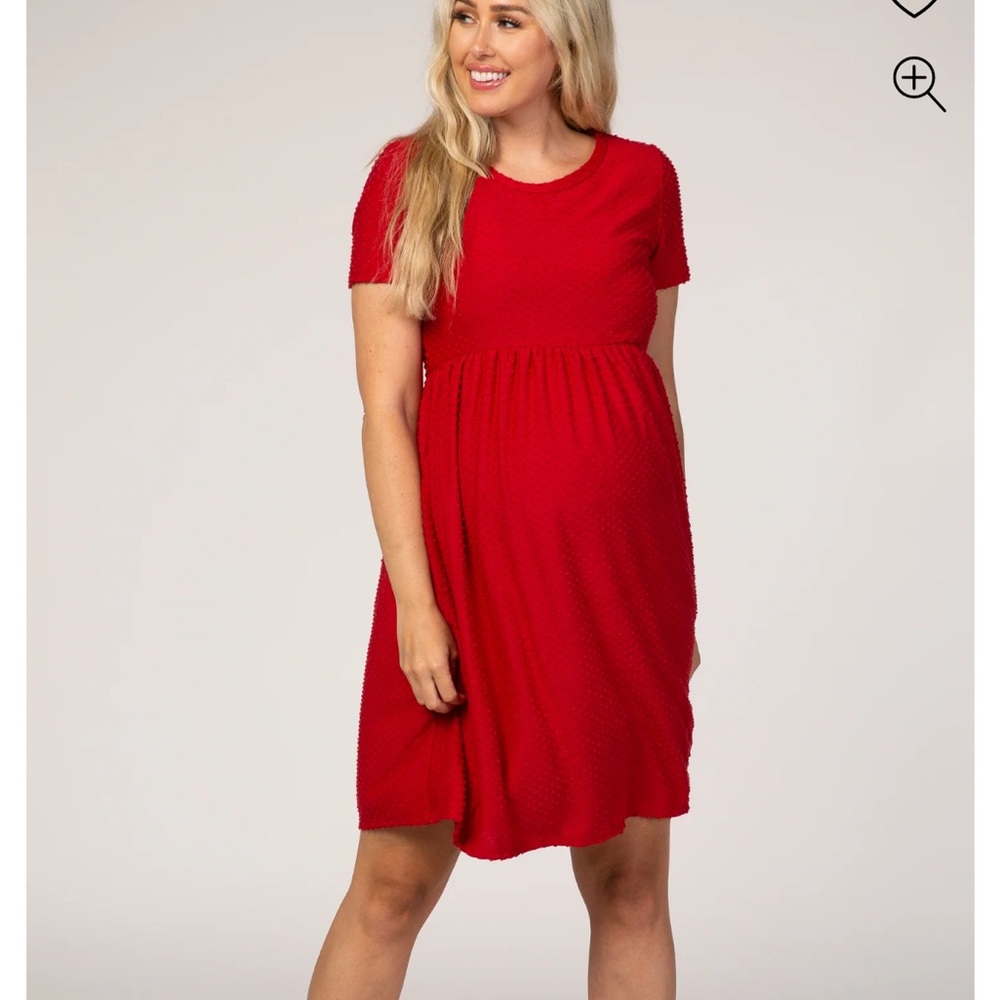 Red Maternity Dress